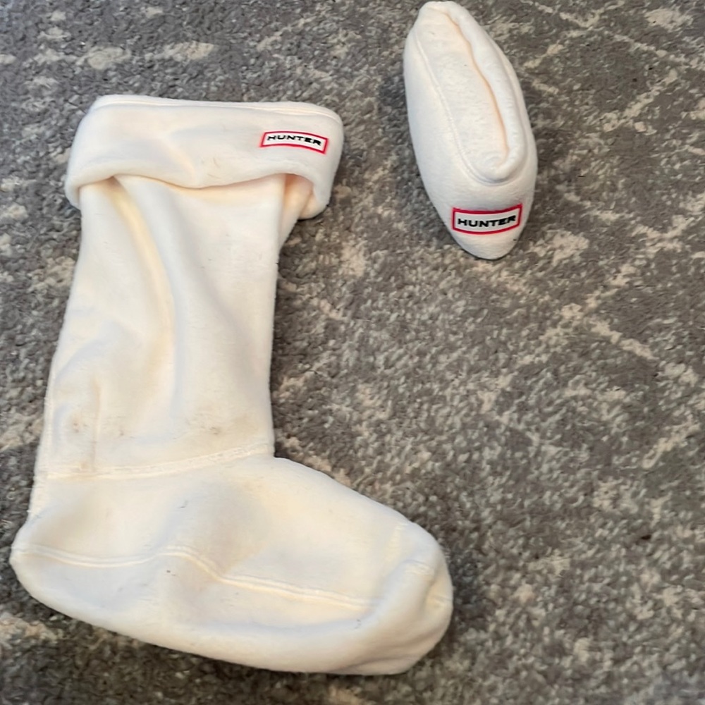 White Hunter boot inserts